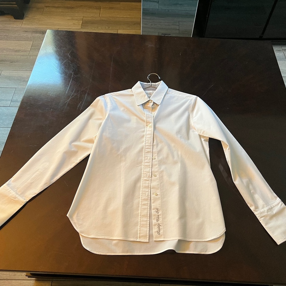 Robert Graham Button Down Shirt. Size L. White.